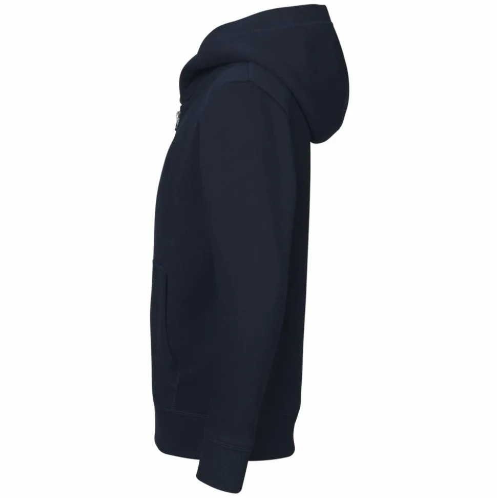 ID Core Zip Børne Hættetrøje - Navy