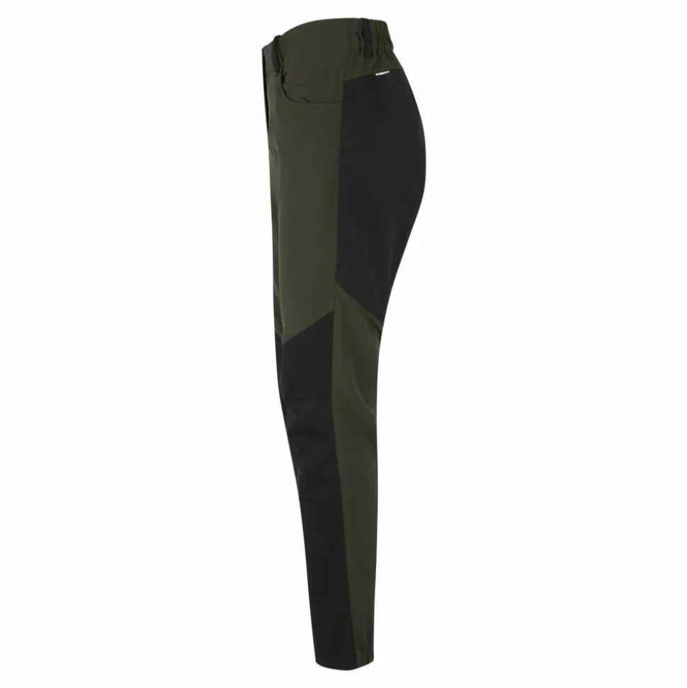 ID Dame Outdoorbukser m. stretch - Oliven