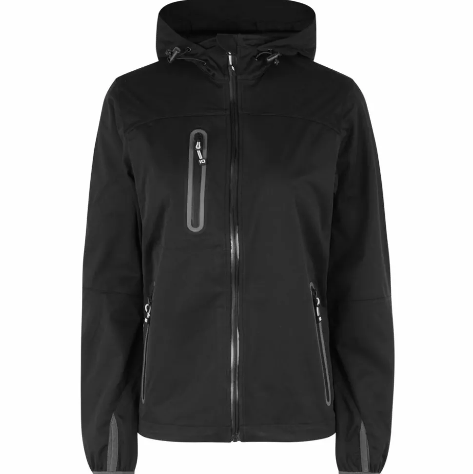 ID Dame Softshell - Black
