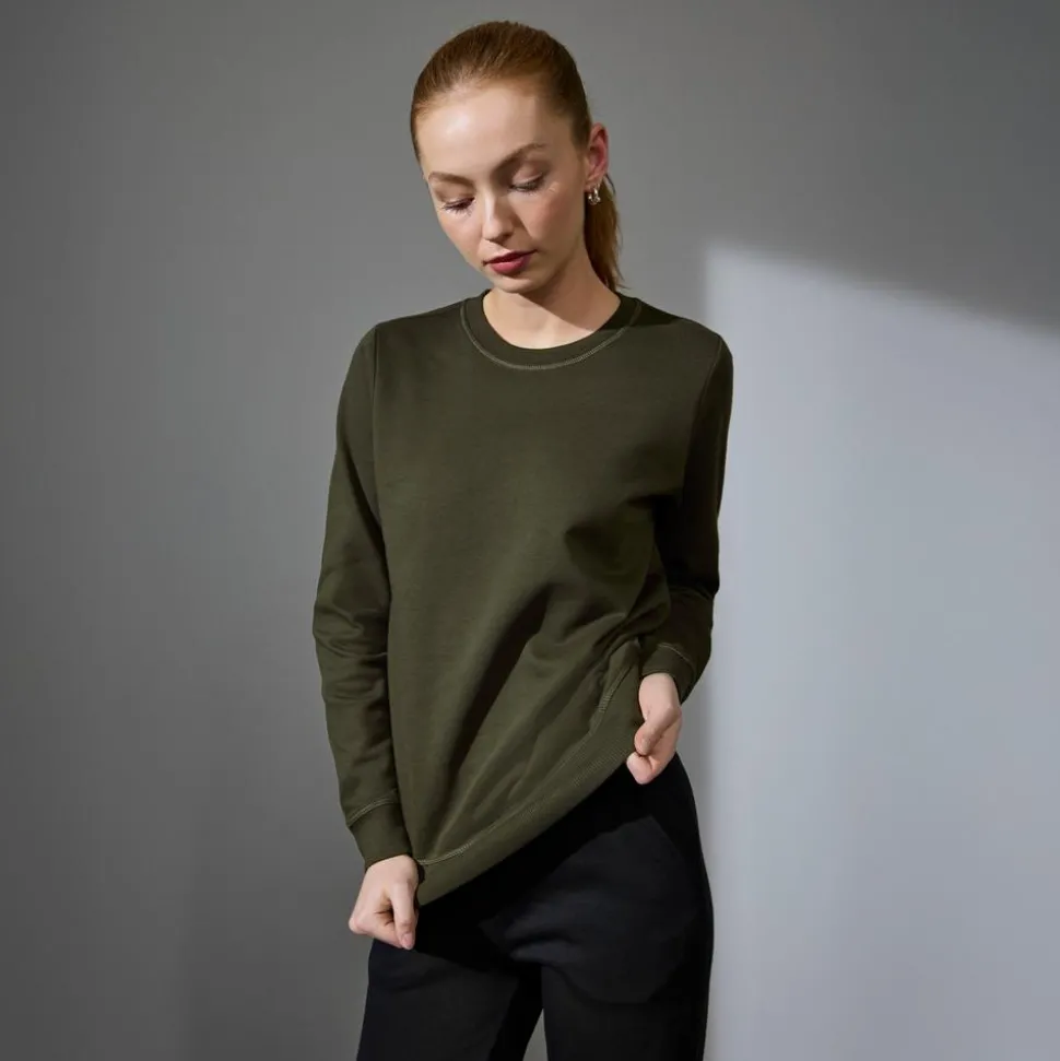 ID Dame Sweatshirt - Oliven
