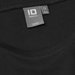 ID Interlock Dame Langærmet t-shirt - Sort
