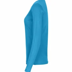 ID Interlock Dame Langærmet t-shirt - Turkis