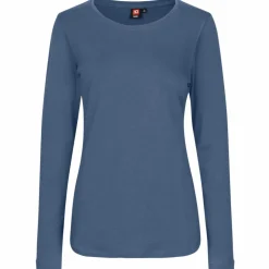 ID Interlock Dame Langærmet t-shirt - Indigo