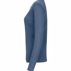 ID Interlock Dame Langærmet t-shirt - Indigo