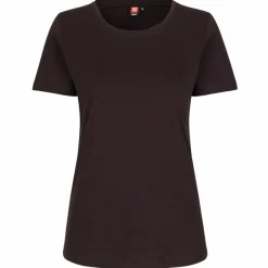 ID Interlock Dame T-shirt - Mørk Bordeaux