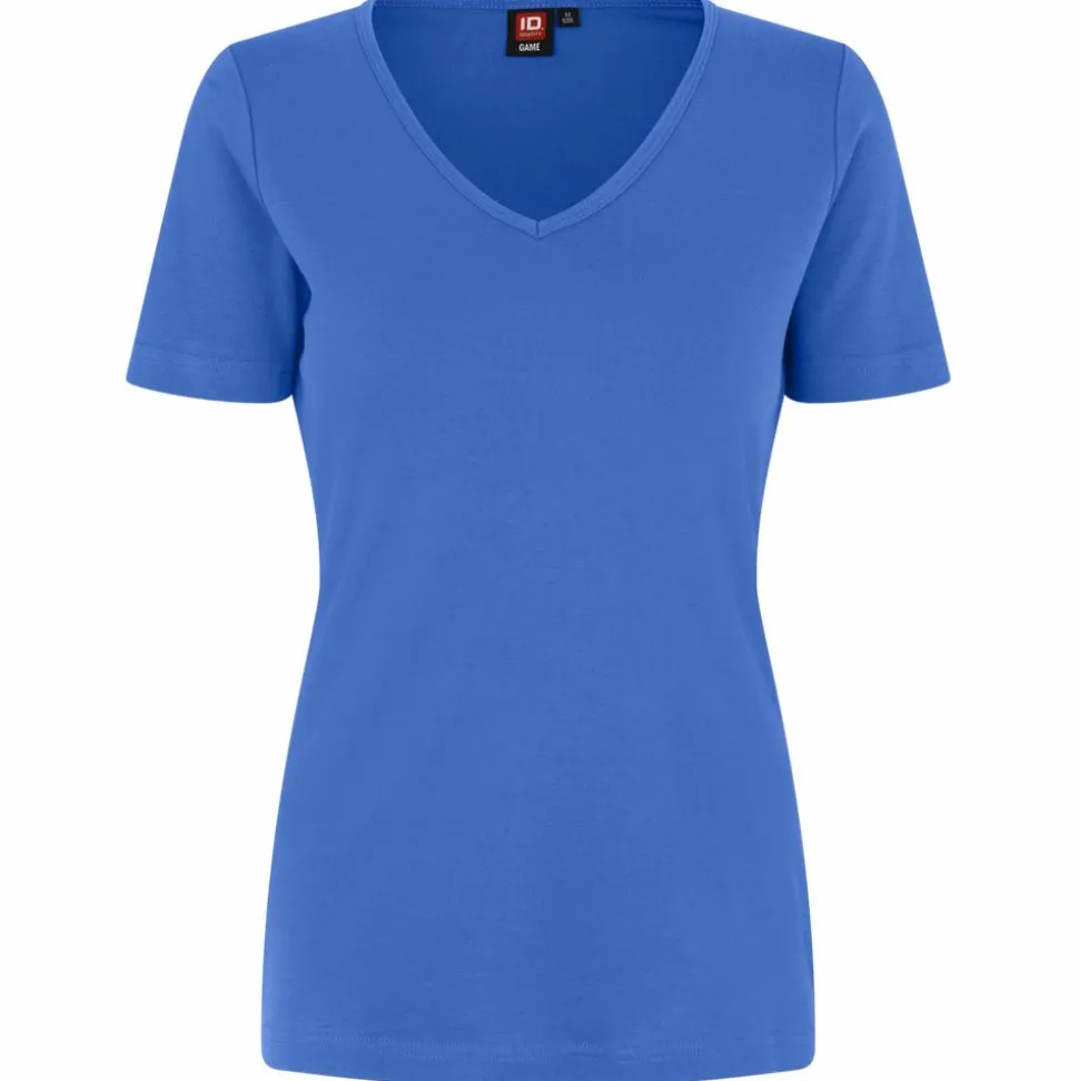 ID Interlock Dame T-shirt - Azur