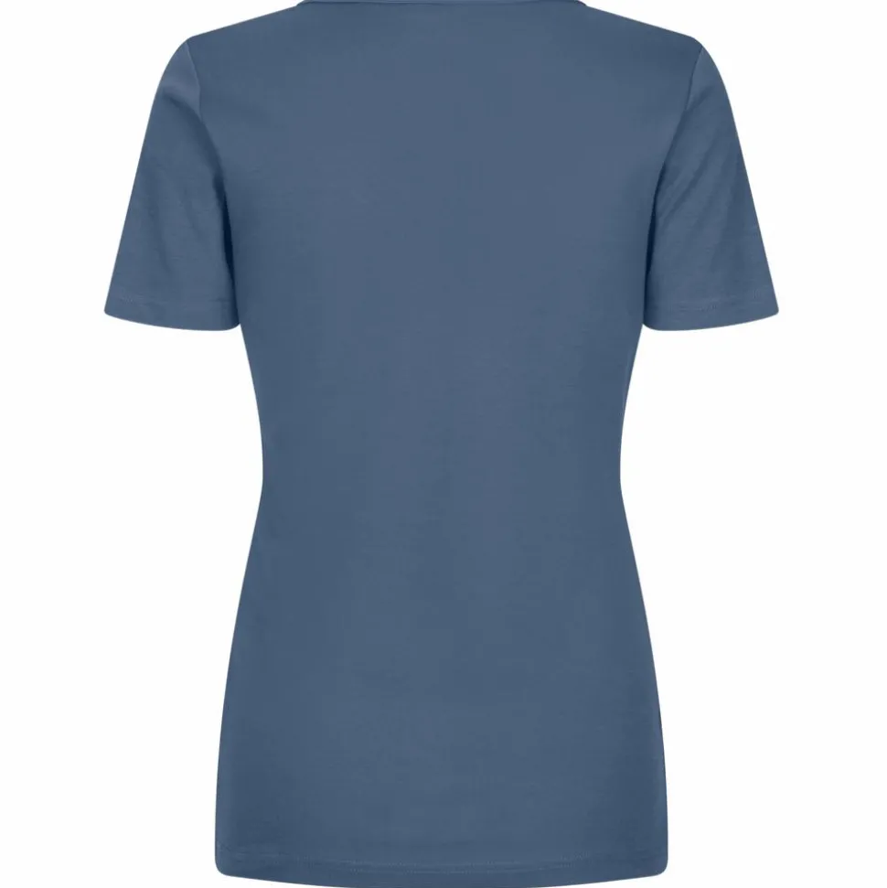 ID Interlock Dame T-shirt - Indigo