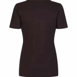ID Interlock Dame T-shirt - Mørk Bordeaux