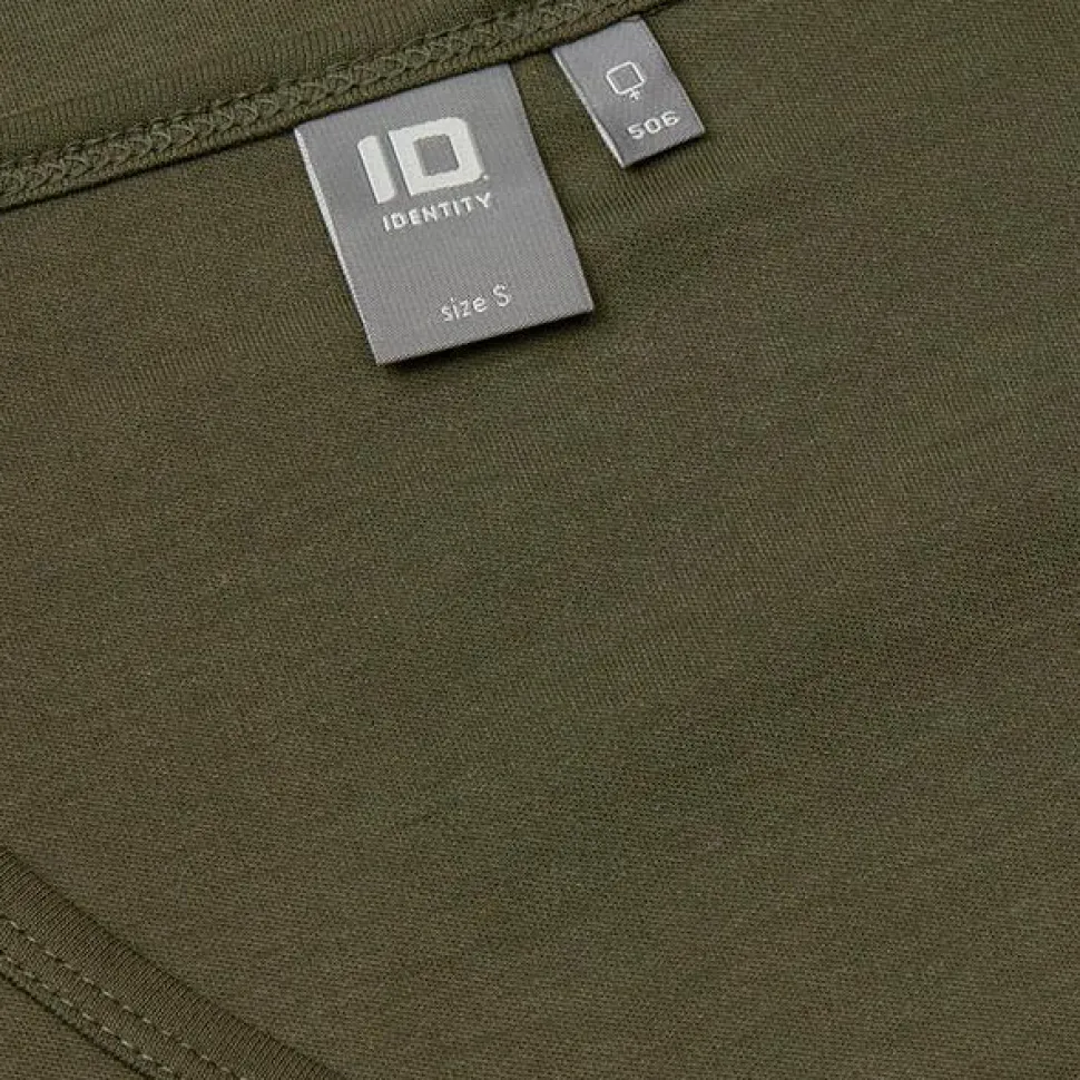 ID Interlock Dame T-shirt - Oliven
