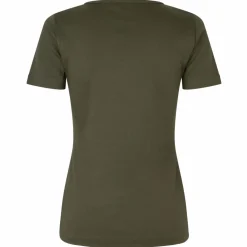 ID Interlock Dame T-shirt - Oliven