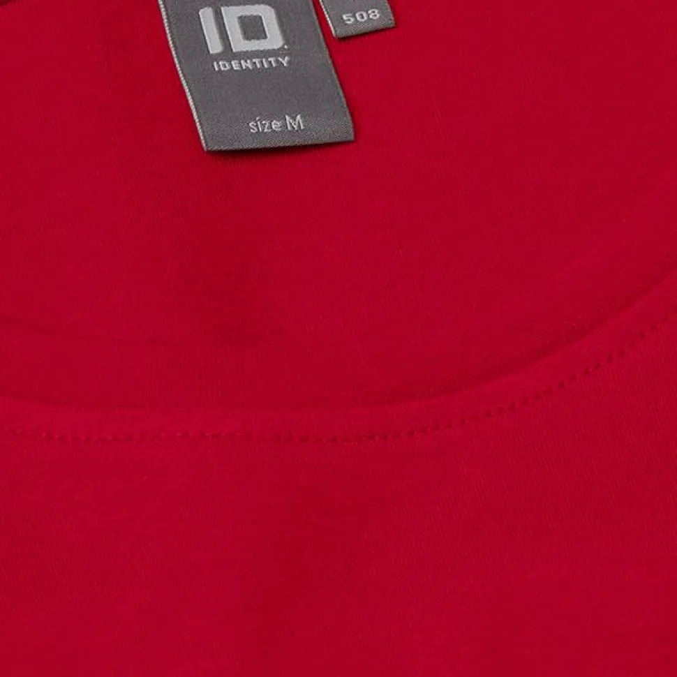 ID Interlock Dame T-shirt - Rød