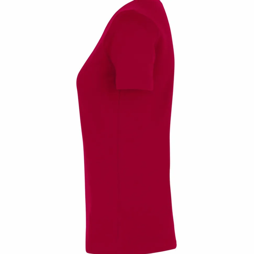 ID Interlock Dame T-shirt - Rød