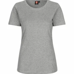 ID Interlock Dame T-shirt - Grå Melange