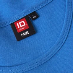ID Interlock Herre Langærmet t-shirt - Azur