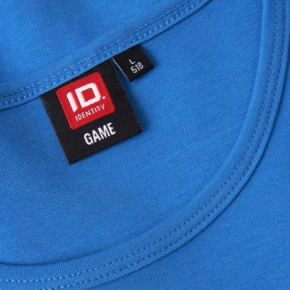 ID Interlock Herre Langærmet t-shirt - Azur