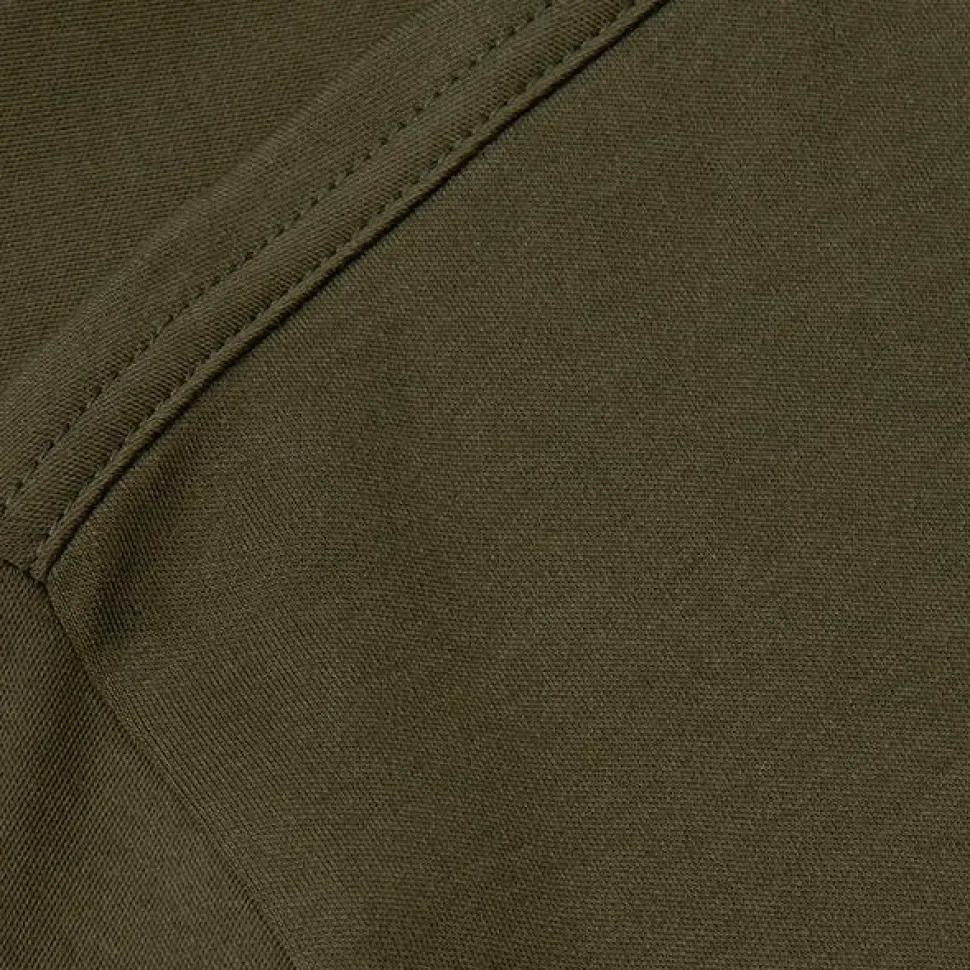 ID Interlock Herre Langærmet t-shirt - Oliven