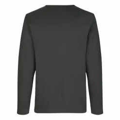 ID Interlock Herre Langærmet t-shirt - Koksgrå