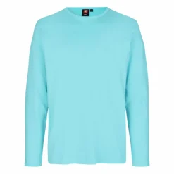ID Interlock Herre Langærmet t-shirt - Mint