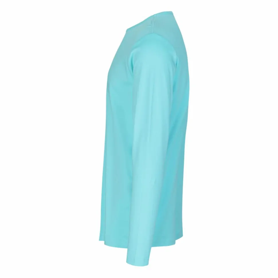 ID Interlock Herre Langærmet t-shirt - Mint