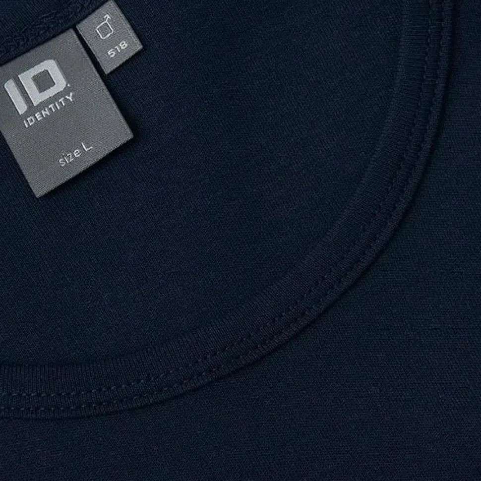 ID Interlock Herre Langærmet t-shirt - Navy