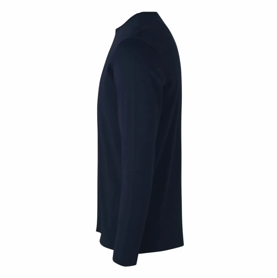 ID Interlock Herre Langærmet t-shirt - Navy