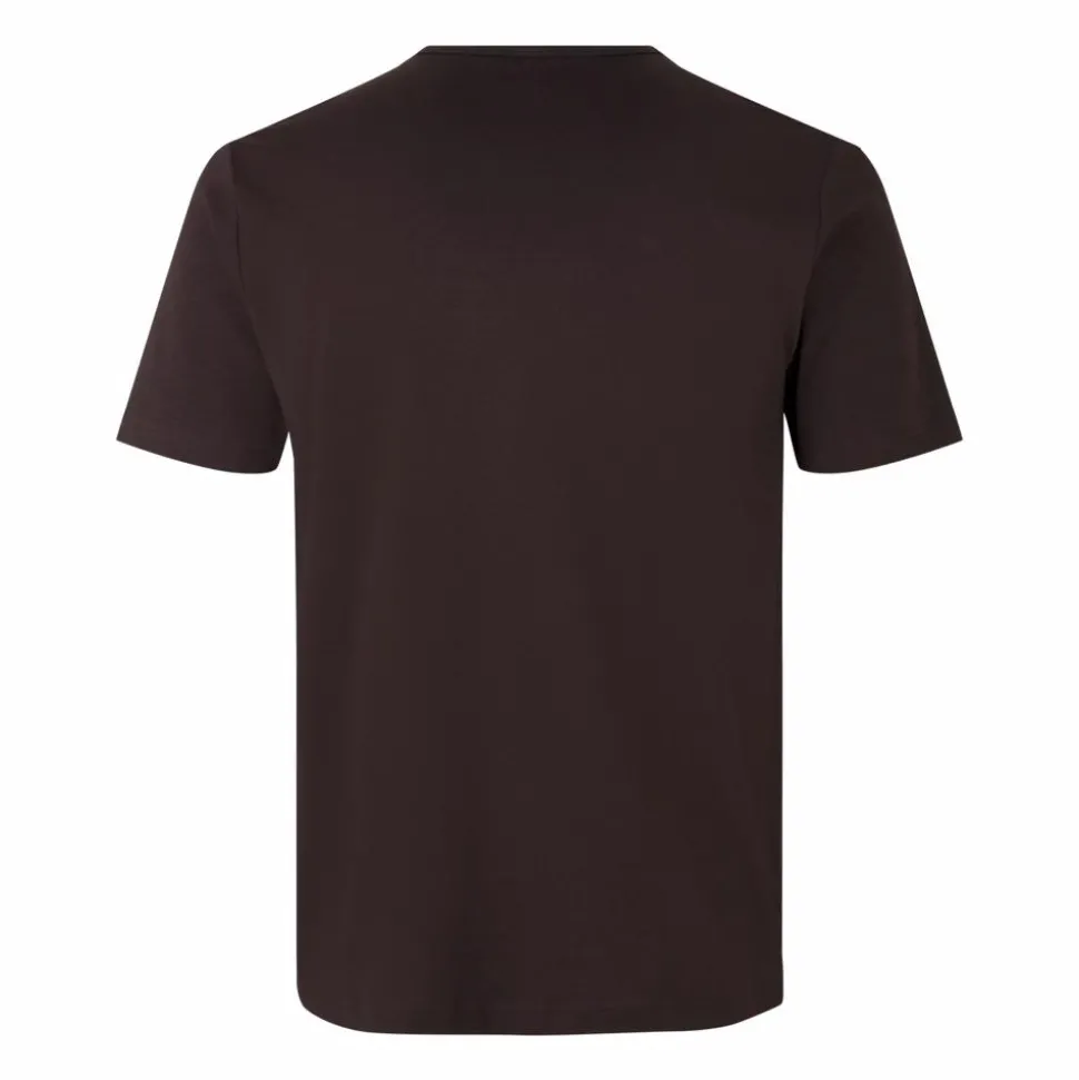 ID Interlock Herre T-shirt - Mørk Bordeaux