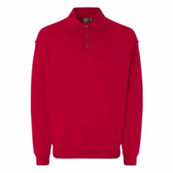 ID Klassisk Herre Sweatshirt - Rød