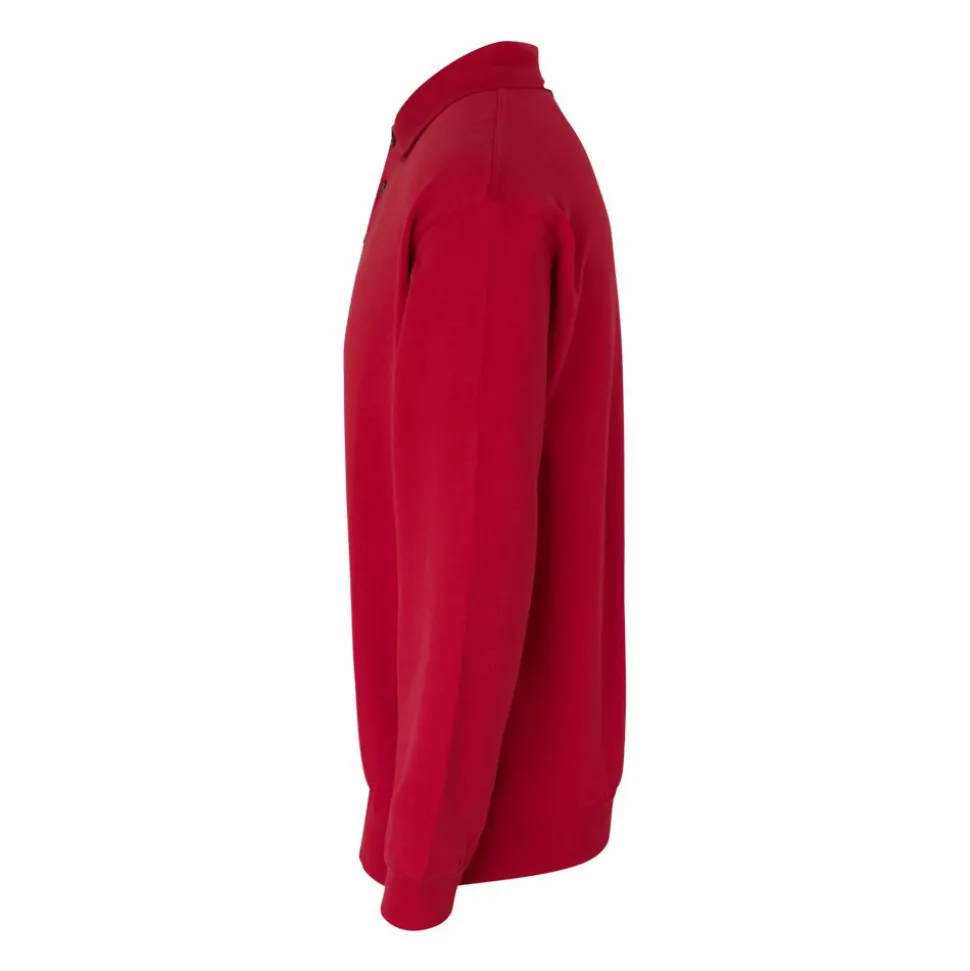 ID Klassisk Herre Sweatshirt - Rød