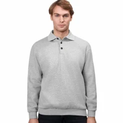 ID Klassisk Herre Sweatshirt - Grå Melange