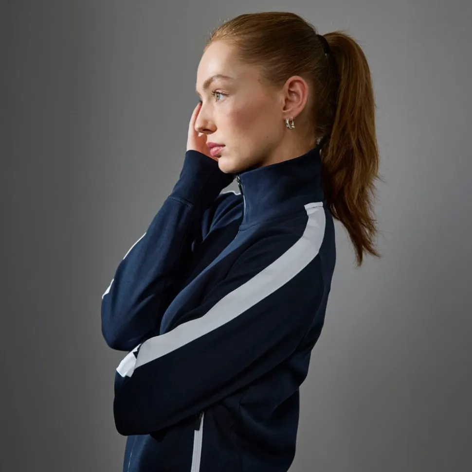 ID Kontrast Dame Cardigan - Navy