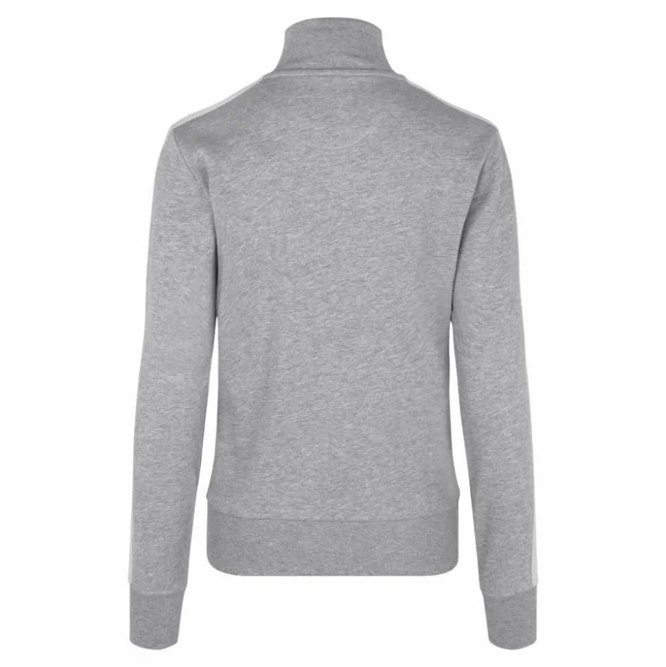 ID Kontrast Dame Cardigan - Grey Melange