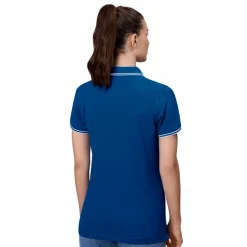 ID Kontrast Dame Polo - Azur