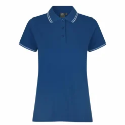 ID Kontrast Dame Polo - Azur
