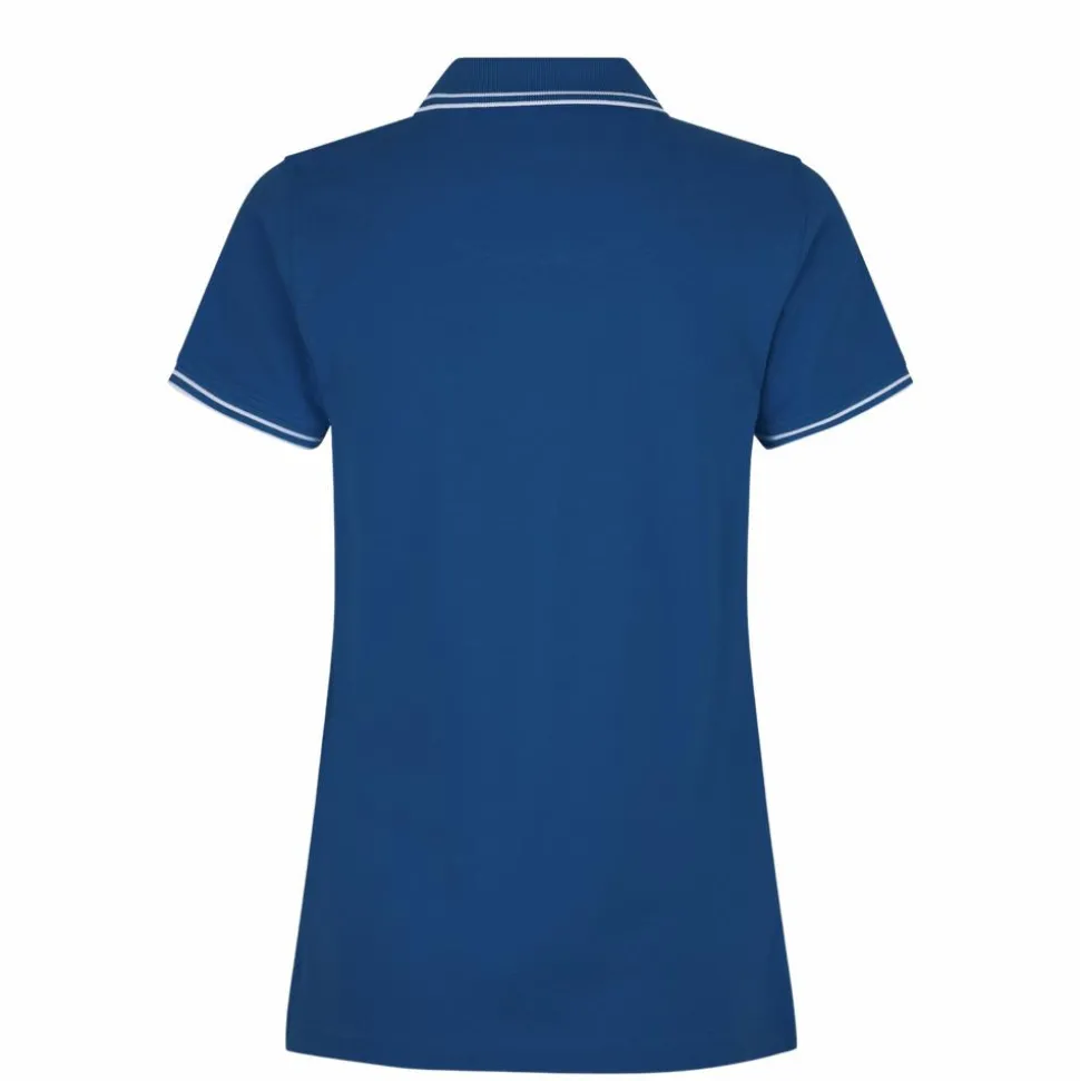 ID Kontrast Dame Polo - Azur