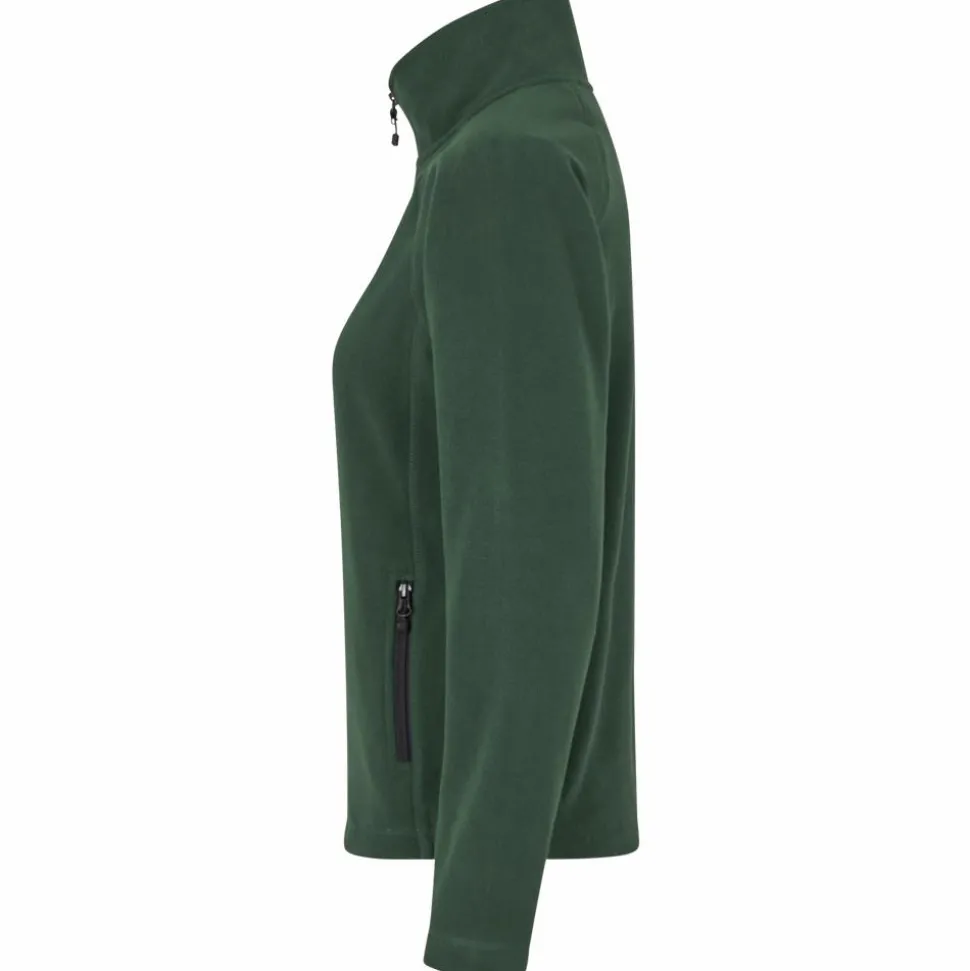 ID Microfleece Dame Fleecejakke - Flaskegrøn