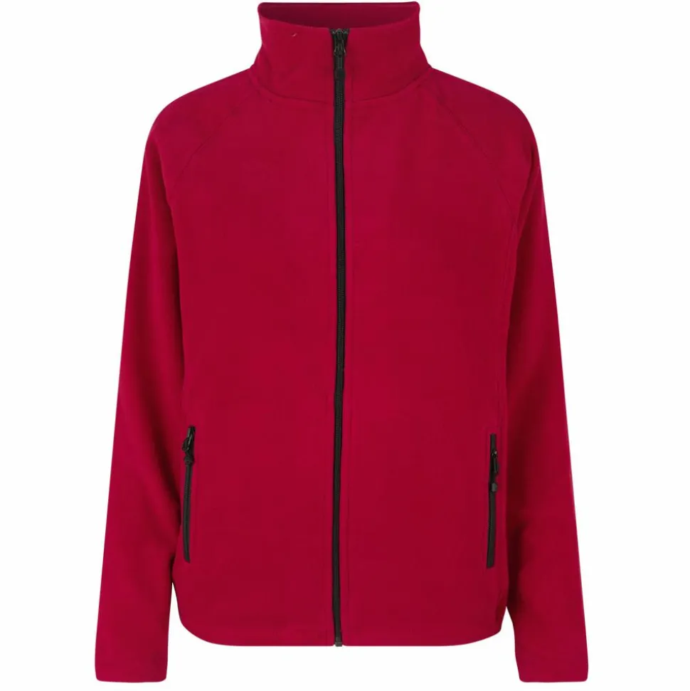ID Microfleece Dame Fleecejakke - Red