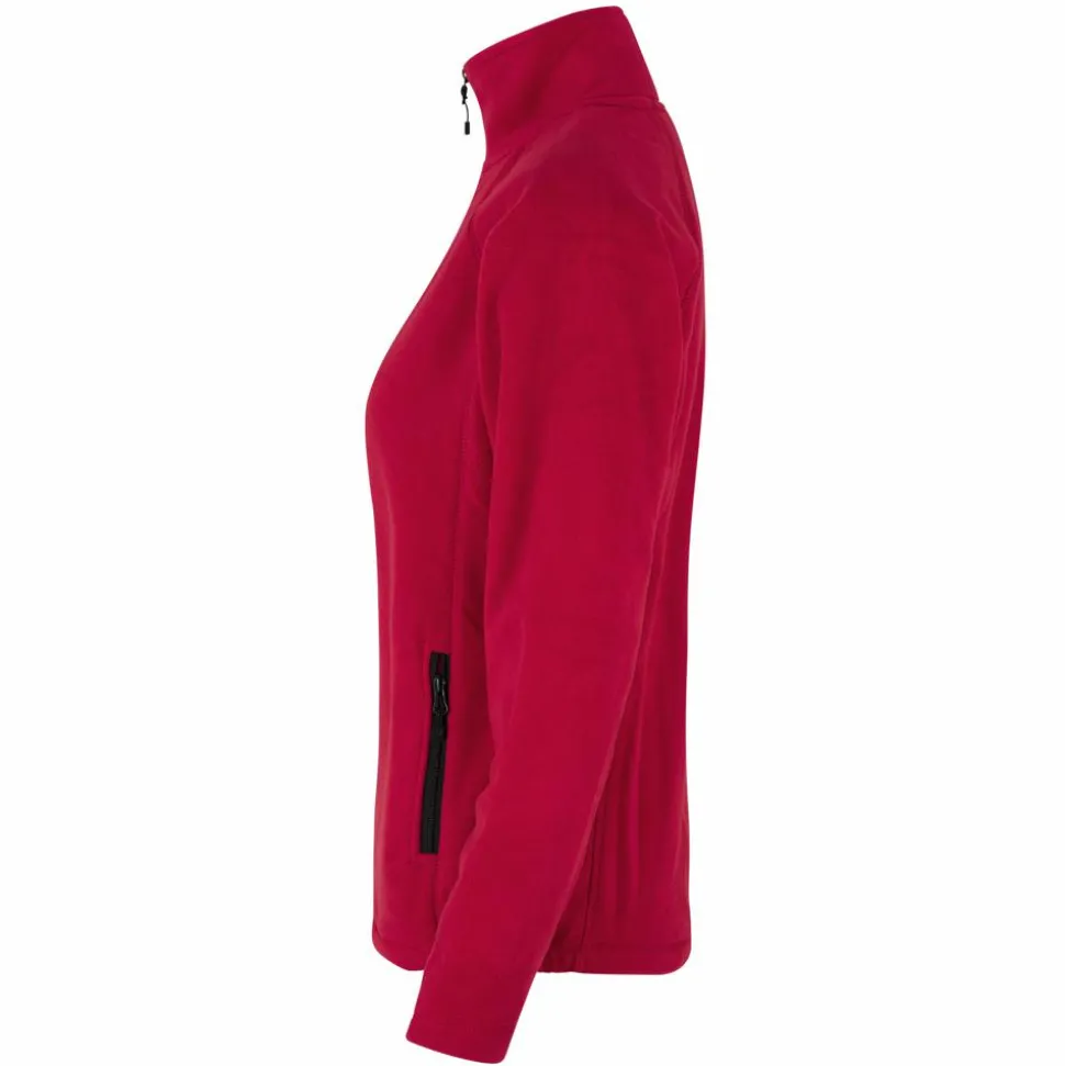 ID Microfleece Dame Fleecejakke - Red