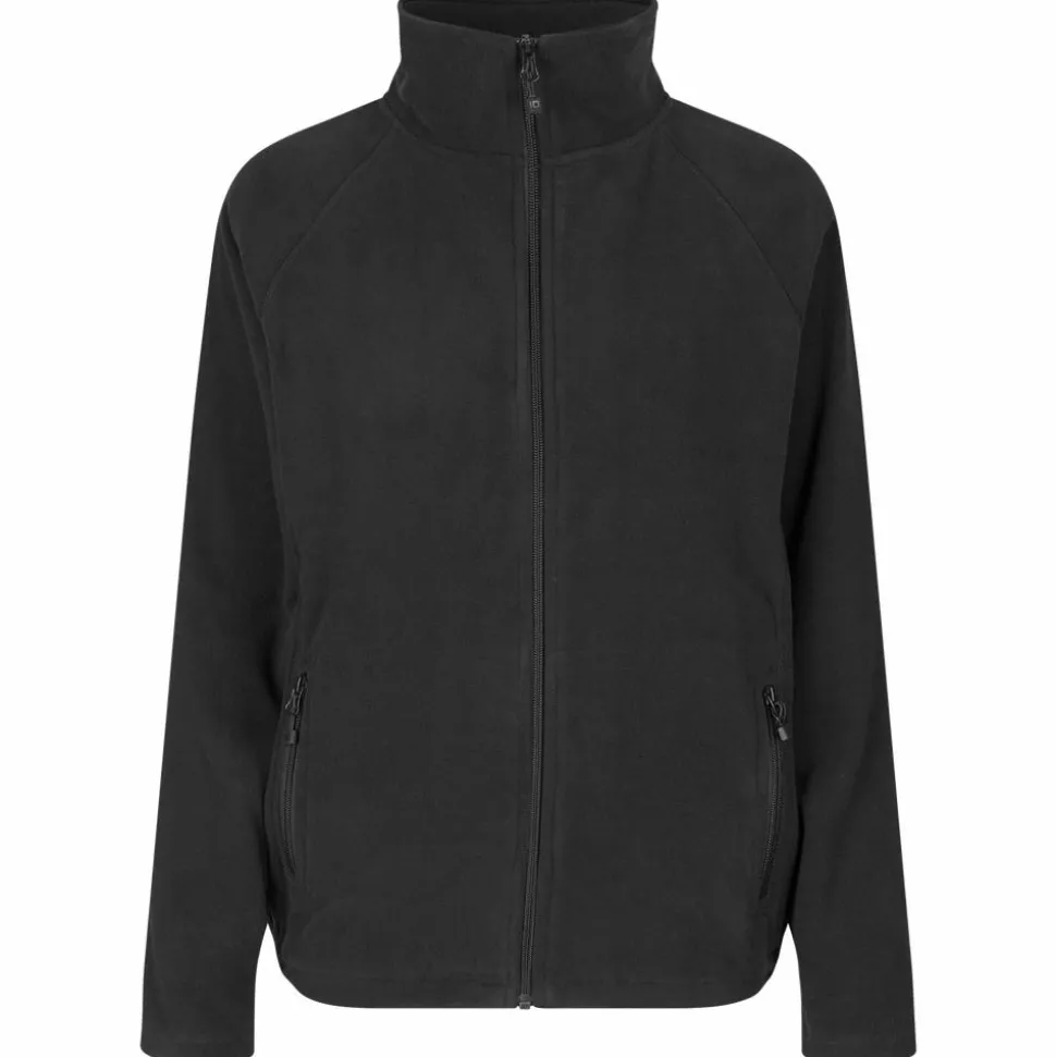 ID Microfleece Dame Fleecejakke - Black