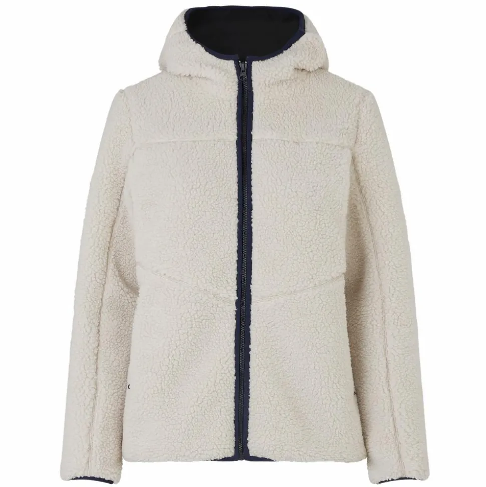 ID Pile Dame Fleecejakke - Off white