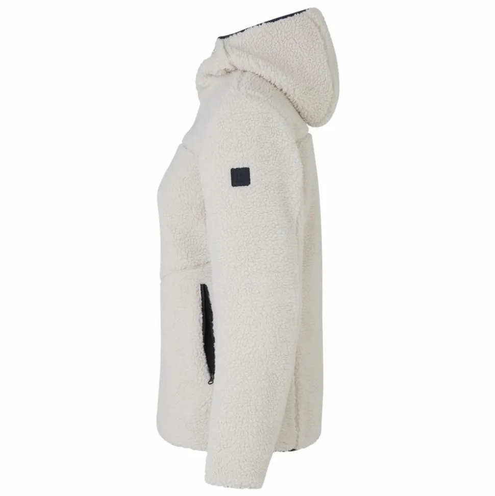 ID Pile Dame Fleecejakke - Off white