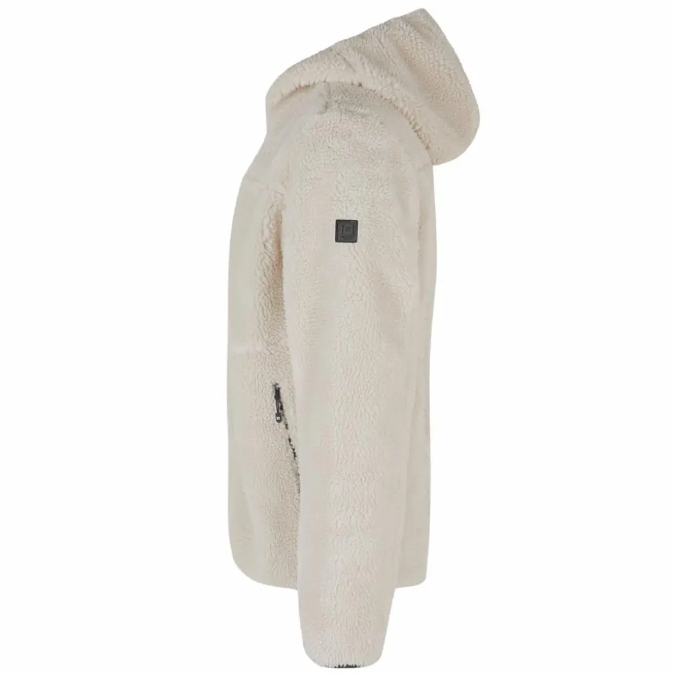 ID Pile Herre Fleecejakke - Off white