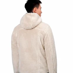 ID Pile Herre Fleecejakke - Off white