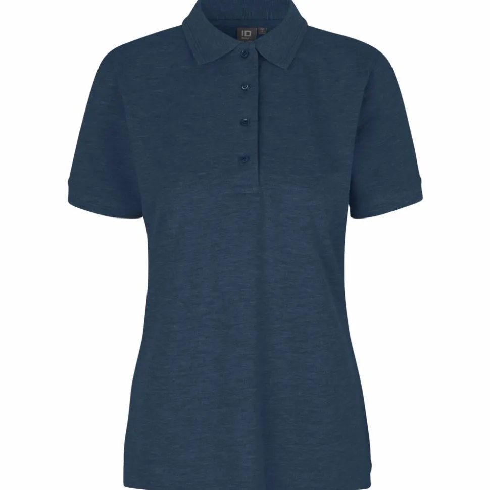 ID Pro Wear Dame Polo - Blå Melange