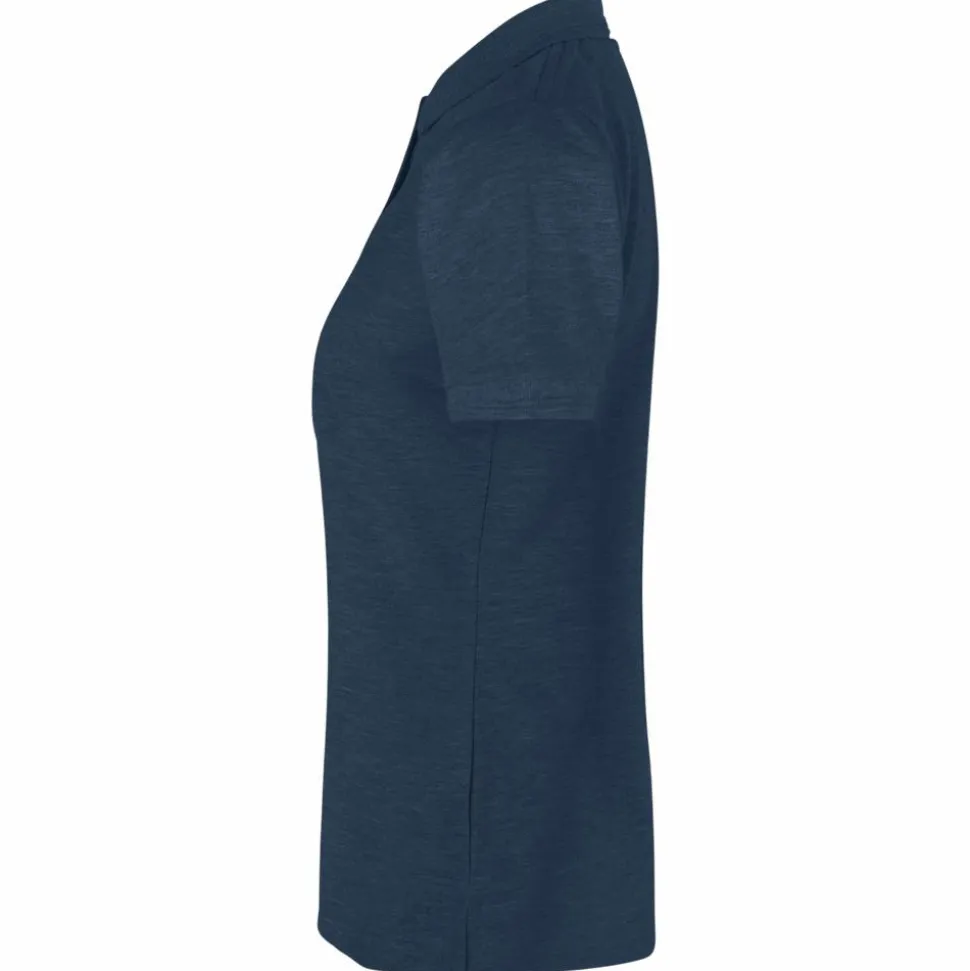 ID Pro Wear Dame Polo - Blå Melange