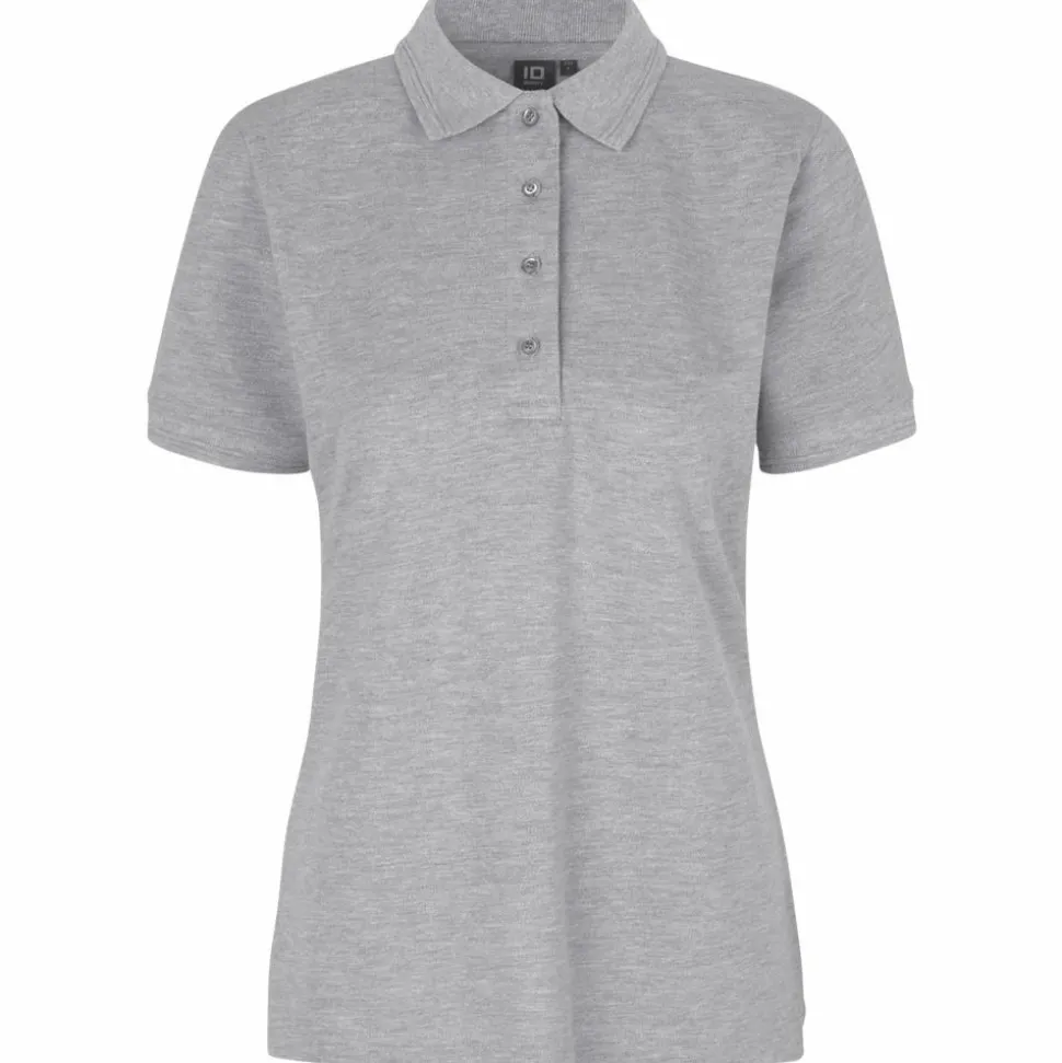 ID Pro Wear Dame Polo - Grey Melange