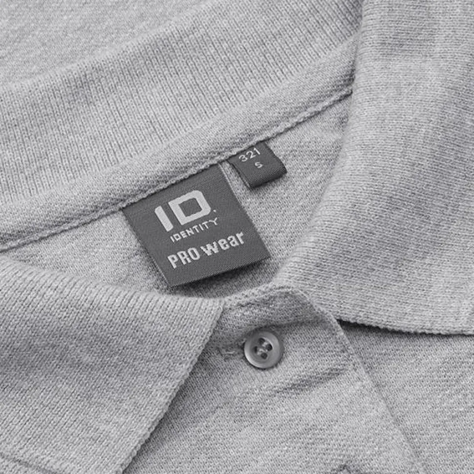 ID Pro Wear Dame Polo - Grey Melange