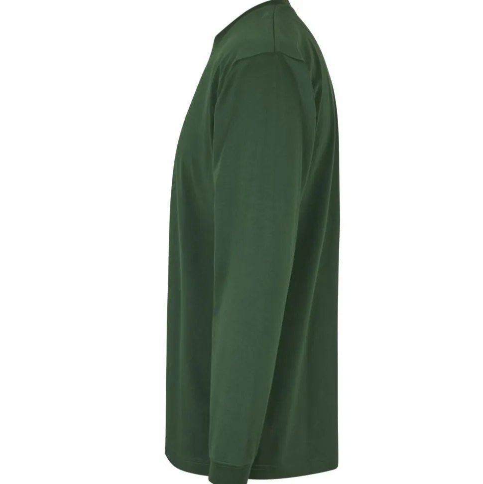 ID Pro Wear Herre Langærmet t-shirt - Flaskegrøn