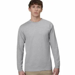 ID Pro Wear Herre Langærmet t-shirt - Grey Melange