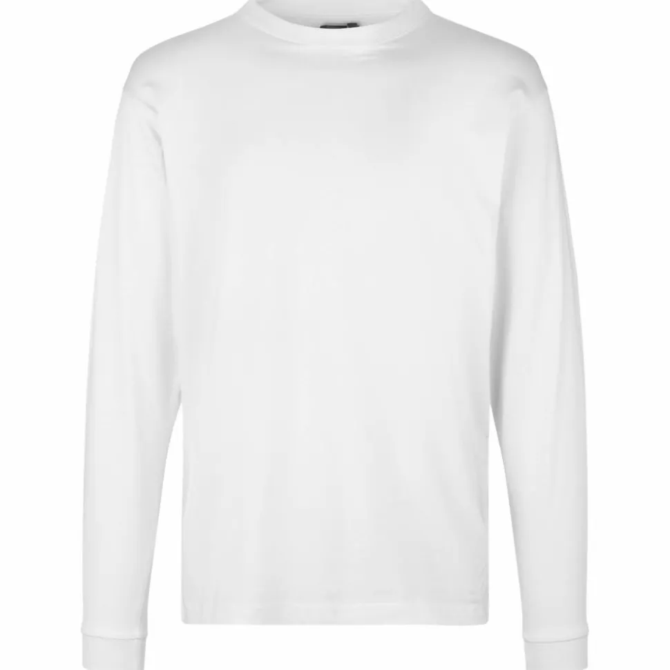 ID Pro Wear Herre Langærmet t-shirt - White