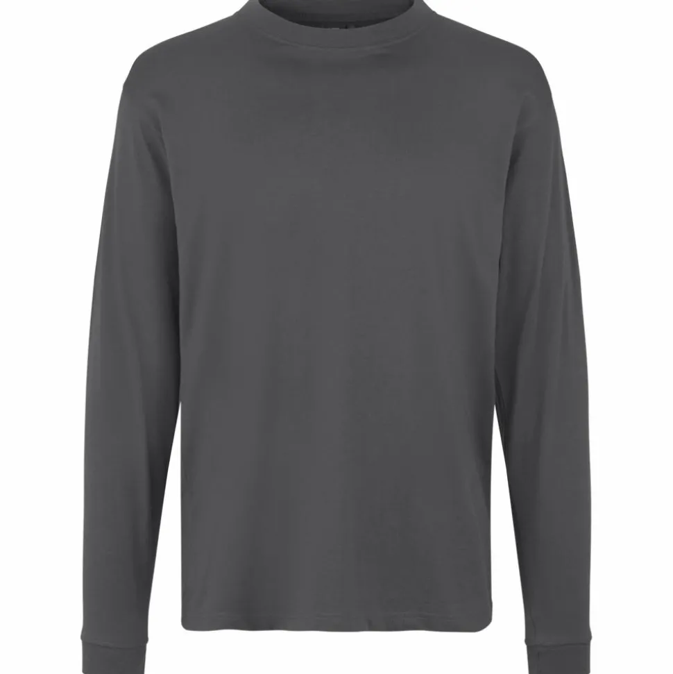 ID Pro Wear Herre Langærmet t-shirt - Silver Grey